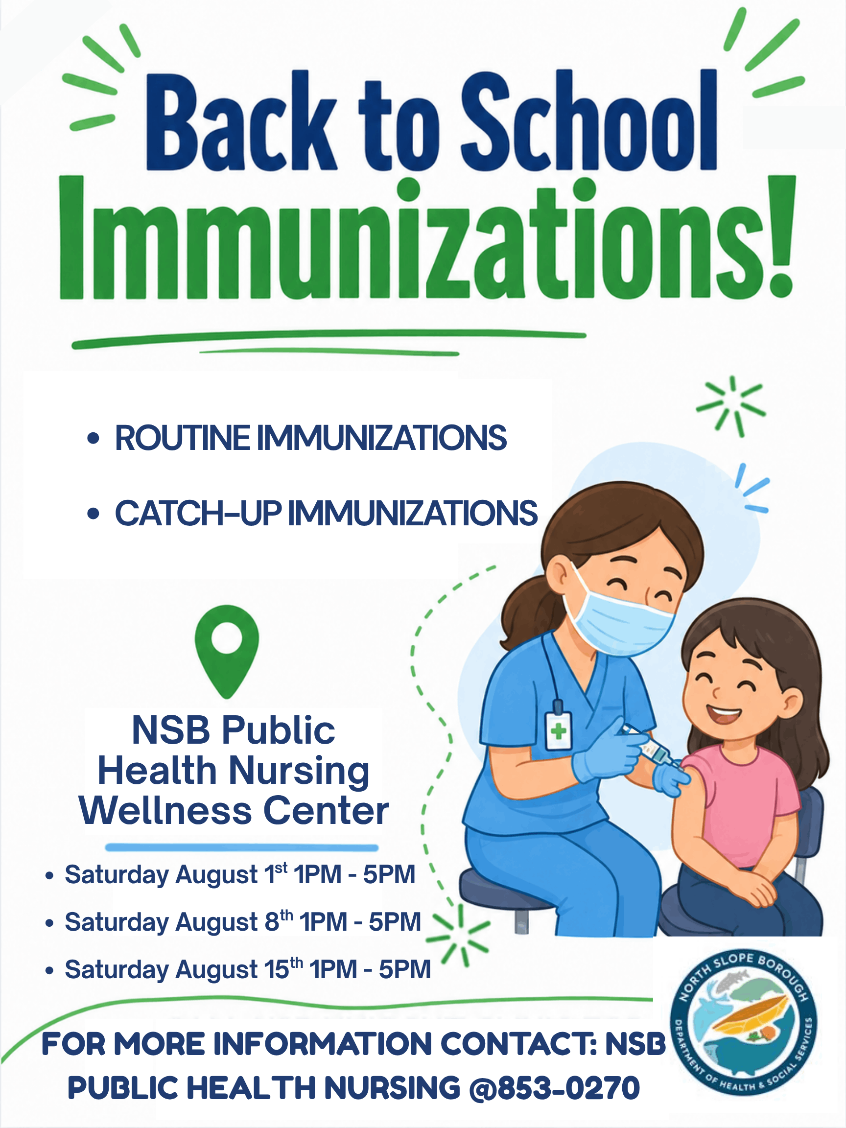 Back to School Immunizations
